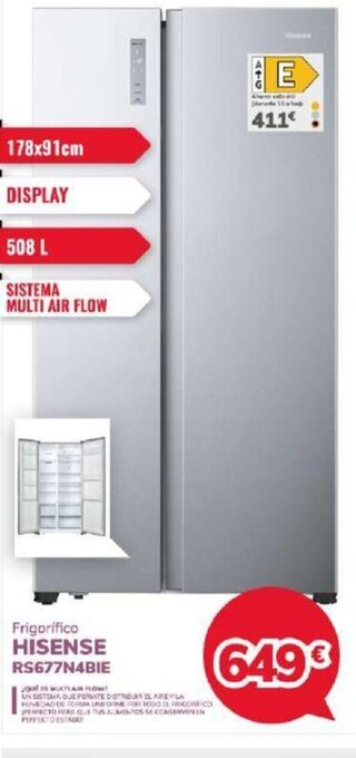 Mi electro Frigorífico HISENSE oferta