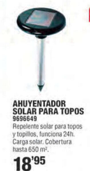 Cifec AHUYENTADOR SOLAR PARA TOPOS 9696649 oferta