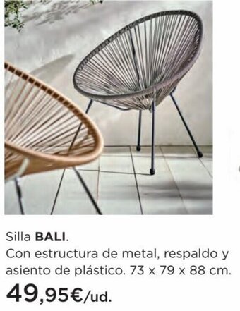 Hipercor Silla BALI. oferta
