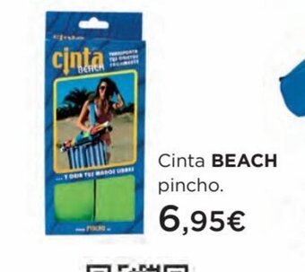 Hipercor Cinta BEACH pincho. oferta