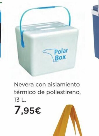 Hipercor Nevera con aislamiento térmico de poliestireno, 13 L. oferta