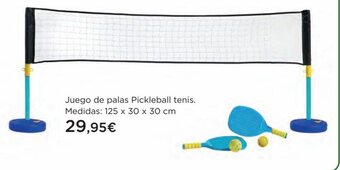 Hipercor Juego de palas Pickleball tenis. Medidas: 125 x 30 x 30 cm oferta