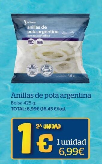 La Sirena Anillas de pota oferta