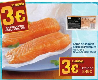 La Sirena Lomos de salmón premium oferta