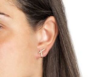 Cash Converters Pendientes oro 18k con circonita oferta