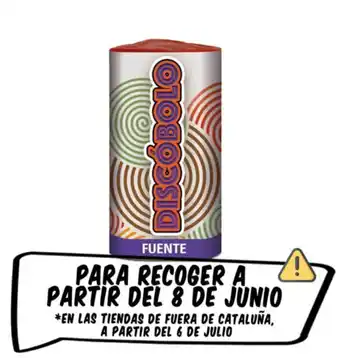 Petardos CM Fuente discóbolo oferta