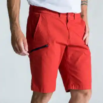 Decathlon Bermudas pantalón corto de vela tribord sailing 100 hombre rojo oferta