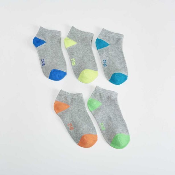 Merkal Pack x5 calcetines tobilleros multicolor mkl oferta
