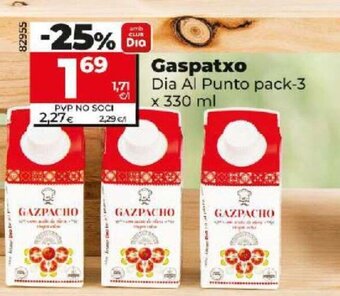 Dia Gaspatxo Dia Al Punto pack-3 x 330 ml oferta