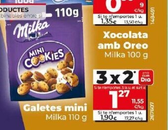 Dia Galetes mini Milka 110 g oferta