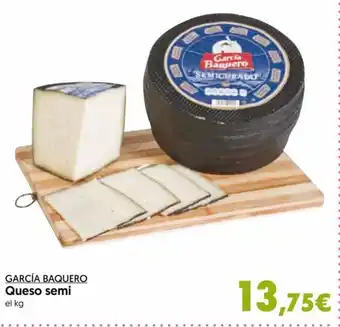 Hiper Usera GARCÍA BAQUERO Queso semi el kg oferta