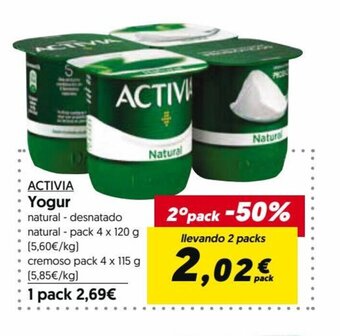 Hiper Usera ACTIVIA Yogur oferta