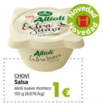 CHOVI Salsa alioli suave mortero 150 g