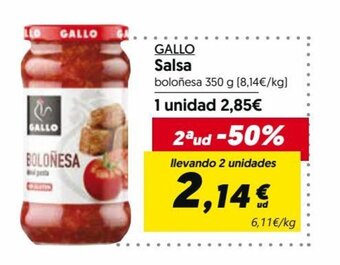 Hiper Usera GALLO Salsa oferta