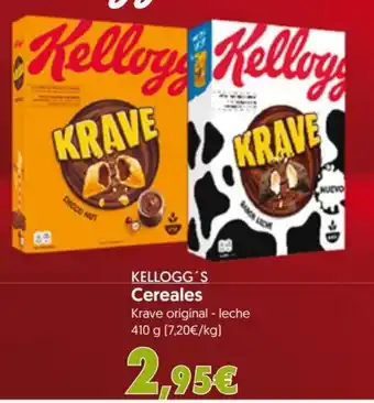 KELLOGG'S Cereales Krave original - leche 410 g
