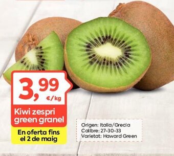 Suma Supermercados Kiwi zespri green granel oferta