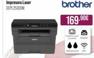 MR Micro Impresora laser dcpl2530dw brother 169.90€ ircrime, copia y escanea dúplex monocromo wifi oferta