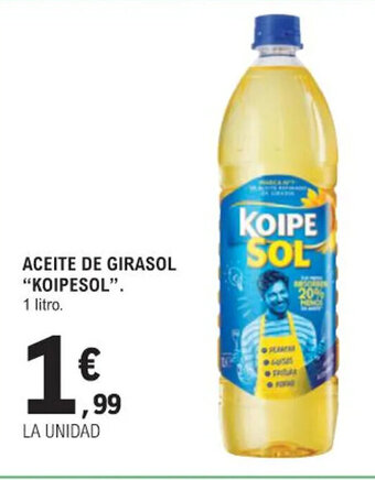 E.Leclerc ACEITE DE GIRASOL "KOIPESOL". oferta