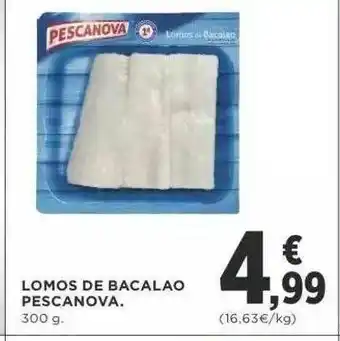 Supercor Lomos De Bacalao Pescanova 300g oferta