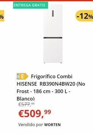 Worten Frigorífico combi worten oferta