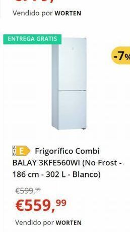 Worten Frigorífico combi oferta