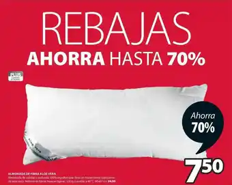 JYSK Almohada De Fibra Aloe Vera oferta