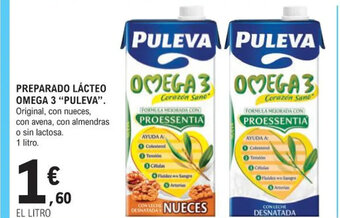 E.Leclerc PREPARADO LÁCTEO OMEGA 3 "PULEVA". oferta