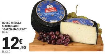E.Leclerc QUESO MEZCLA SEMICURADO "GARCÍA BAQUERO". oferta