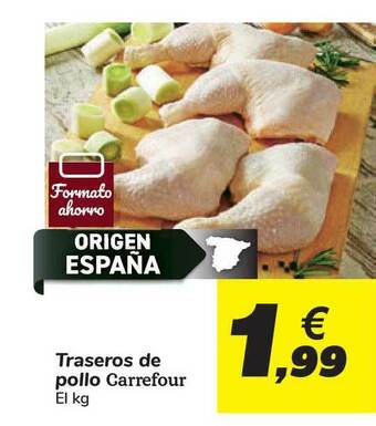 Carrefour Carrefour Traseros de pollo oferta