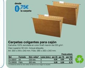 Staples Kalamazoo Carpetas kraft oferta