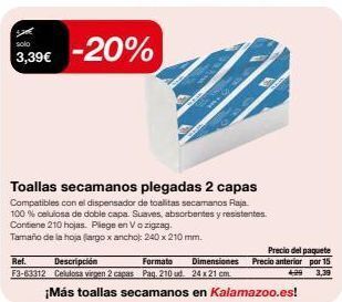 Staples Kalamazoo Toallas oferta
