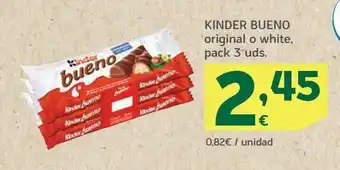 HiperDino Chocolatinas kinder oferta