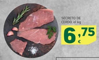 HiperDino Secreto de cerdo oferta