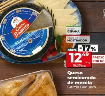 Maxi Dia Queso semicurado garcía baquero oferta