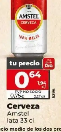 Maxi Dia Cerveza amstel oferta