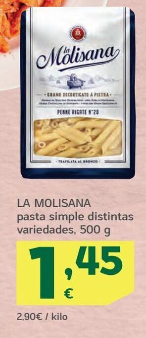 HiperDino Pasta la molisana oferta