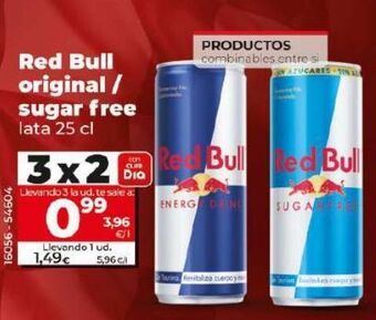 Maxi Dia Bebida energética red bull oferta