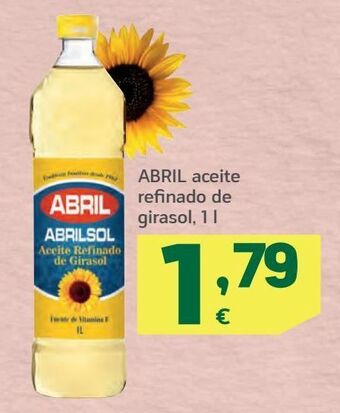 HiperDino Aceite de girasol abril oferta