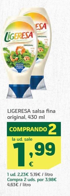 HiperDino Salsas ligeresa oferta