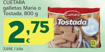 HiperDino Galletas maría cuétara oferta