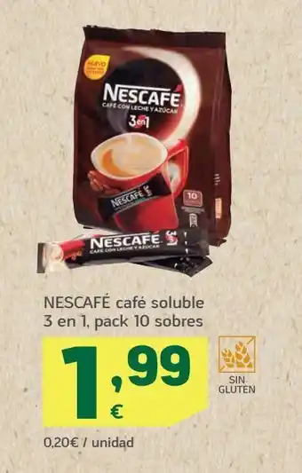 HiperDino Café soluble nescafé oferta