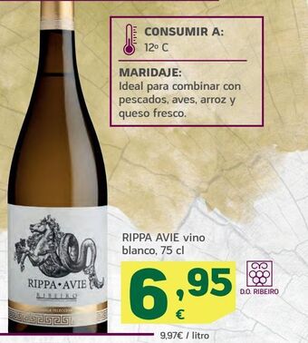 HiperDino Vino blanco oferta