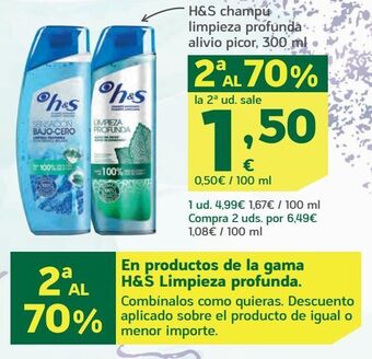 HiperDino Champú anticaspa h&s oferta