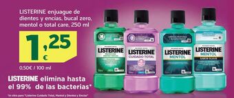 HiperDino Enjuague bucal listerine oferta
