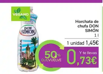 Carrefour Don Simón Horchata de chufa 1L oferta