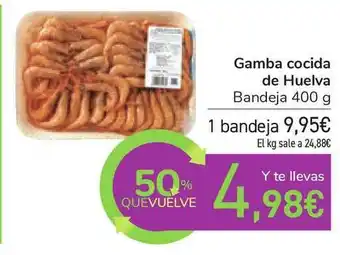Carrefour Gamba Cocida De Huelva Bandeja 400g oferta