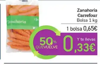 Zanahoria Carrefour Bolsa 1 kg