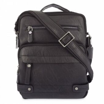 El Potro Bolso bandolera hombre en color negro - berlín oferta