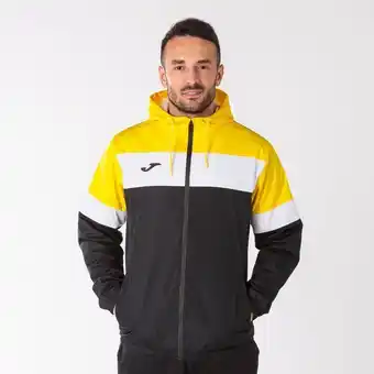 Joma Chubasquero hombre crew iv negro amarillo oferta