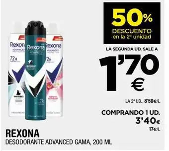 BM Supermercados Desodorante rexona oferta